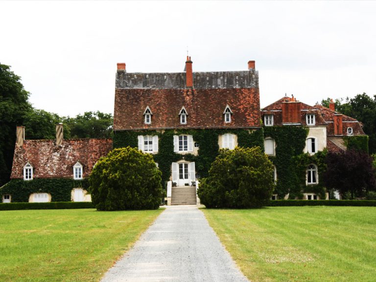 Le château vu depuis le parc